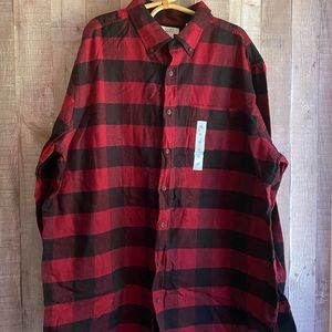 NWT Buffalo Plaid Button Down from Croft & Barrow, Size XXL